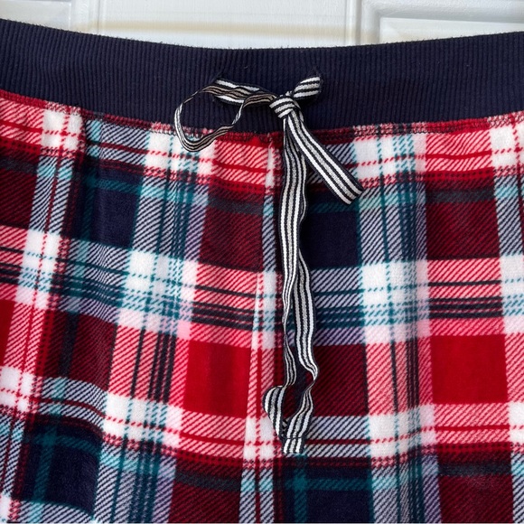 •Nautica• Plaid Two-Piece Fleece Pajama Set - Size Large - Picture 9 of 12